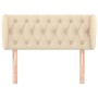 Cabecero de tela color crema 93x23x78/88 cm de vidaXL, Cabeceros y pies de cama - Ref: Foro24-3117467, Precio: 66,89 €, Descu...