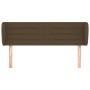 Cabecero de tela gris oscuro 147x23x78/88 cm de vidaXL, Cabeceros y pies de cama - Ref: Foro24-3117285, Precio: 75,71 €, Desc...