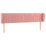 Cabecero de terciopelo rosa 183x23x78/88 cm de vidaXL, Cabeceros y pies de cama - Ref: Foro24-3117447, Precio: 67,93 €, Descu...