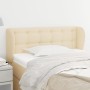 Cabecero de tela color crema 93x23x78/88 cm de vidaXL, Cabeceros y pies de cama - Ref: Foro24-3117565, Precio: 56,56 €, Descu...