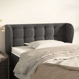 Dark gray velvet headboard 93x23x78/88 cm by vidaXL, Headboards and footboards - Ref: Foro24-3117615, Price: 61,23 €, Discoun...