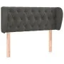 Dark gray velvet headboard 93x23x78/88 cm by vidaXL, Headboards and footboards - Ref: Foro24-3117517, Price: 66,11 €, Discoun...