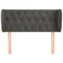 Dark gray velvet headboard 93x23x78/88 cm by vidaXL, Headboards and footboards - Ref: Foro24-3117517, Price: 66,11 €, Discoun...