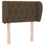 Cabecero de tela marrón oscuro 83x23x78/88 cm de vidaXL, Cabeceros y pies de cama - Ref: Foro24-3117457, Precio: 52,61 €, Des...