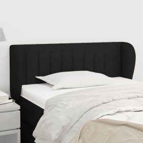 Cabecero de tela negro 103x23x78/88 cm de vidaXL, Cabeceros y pies de cama - Ref: Foro24-3117374, Precio: 47,93 €, Descuento: %