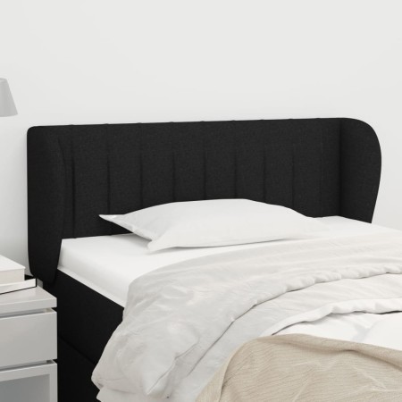 Cabecero de tela negro 103x23x78/88 cm de vidaXL, Cabeceros y pies de cama - Ref: Foro24-3117374, Precio: 47,93 €, Descuento: %