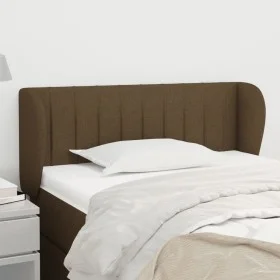 Dark brown fabric headboard 83x23x78/88 cm by vidaXL, Headboards and footboards - Ref: Foro24-3117359, Price: 41,99 €, Discou...