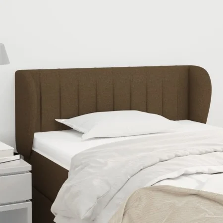 Kopfteil aus dunkelbraunem Stoff, 83 x 23 x 78/88 cm von vidaXL, Kopf- und Fußteile - Ref: Foro24-3117359, Preis: 41,99 €, Ra...