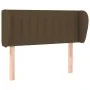 Kopfteil aus dunkelbraunem Stoff, 83 x 23 x 78/88 cm von vidaXL, Kopf- und Fußteile - Ref: Foro24-3117359, Preis: 41,99 €, Ra...