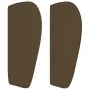 Kopfteil aus dunkelbraunem Stoff, 83 x 23 x 78/88 cm von vidaXL, Kopf- und Fußteile - Ref: Foro24-3117359, Preis: 41,99 €, Ra...