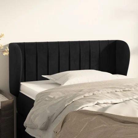Kopfteil aus schwarzem Samt, 83 x 23 x 78/88 cm von vidaXL, Kopf- und Fußteile - Ref: Foro24-3117414, Preis: 43,74 €, Rabatt: %