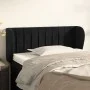 Kopfteil aus schwarzem Samt, 83 x 23 x 78/88 cm von vidaXL, Kopf- und Fußteile - Ref: Foro24-3117414, Preis: 43,74 €, Rabatt: %