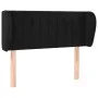 Kopfteil aus schwarzem Samt, 83 x 23 x 78/88 cm von vidaXL, Kopf- und Fußteile - Ref: Foro24-3117414, Preis: 43,74 €, Rabatt: %