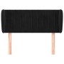 Cabecero de terciopelo negro 83x23x78/88 cm de vidaXL, Cabeceros y pies de cama - Ref: Foro24-3117414, Precio: 44,19 €, Descu...
