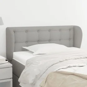 Light gray fabric headboard 93x23x78/88 cm by vidaXL, Headboards and footboards - Ref: Foro24-3117560, Price: 52,82 €, Discou...