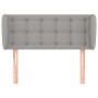Cabecero de tela gris claro 93x23x78/88 cm de vidaXL, Cabeceros y pies de cama - Ref: Foro24-3117560, Precio: 56,14 €, Descue...