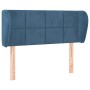 Cabecero de terciopelo azul oscuro 103x23x78/88 cm de vidaXL, Cabeceros y pies de cama - Ref: Foro24-3117190, Precio: 67,41 €...