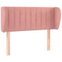 Cabecero de terciopelo rosa 103x23x78/88 cm de vidaXL, Cabeceros y pies de cama - Ref: Foro24-3117429, Precio: 58,14 €, Descu...