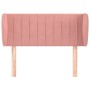 Cabecero de terciopelo rosa 103x23x78/88 cm de vidaXL, Cabeceros y pies de cama - Ref: Foro24-3117429, Precio: 58,14 €, Descu...