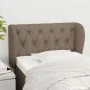 Kopfteil aus taupegrauem Stoff, 83 x 23 x 78/88 cm von vidaXL, Kopf- und Fußteile - Ref: Foro24-3117458, Preis: 52,83 €, Raba...