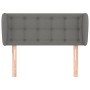 Cabecero de tela gris oscuro 93x23x78/88 cm de vidaXL, Cabeceros y pies de cama - Ref: Foro24-3117561, Precio: 67,59 €, Descu...