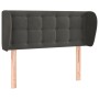 Cabecero de terciopelo gris oscuro 103x23x78/88 cm de vidaXL, Cabeceros y pies de cama - Ref: Foro24-3117621, Precio: 50,72 €...