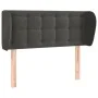 Dunkelgraues Samtkopfteil 103x23x78/88 cm von vidaXL, Kopf- und Fußteile - Ref: Foro24-3117621, Preis: 48,35 €, Rabatt: %