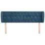 Dunkelblaues Samtkopfteil 163x23x78/88 cm von vidaXL, Kopf- und Fußteile - Ref: Foro24-3117538, Preis: 95,94 €, Rabatt: %
