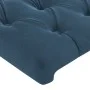 Dunkelblaues Samtkopfteil 163x23x78/88 cm von vidaXL, Kopf- und Fußteile - Ref: Foro24-3117538, Preis: 95,94 €, Rabatt: %
