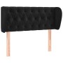 Cabecero de terciopelo negro 93x23x78/88 cm de vidaXL, Cabeceros y pies de cama - Ref: Foro24-3117518, Precio: 58,13 €, Descu...