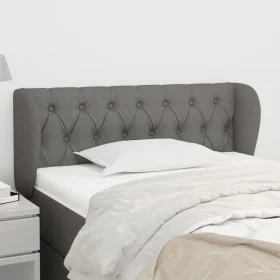 Dark gray fabric headboard 93x23x78/88 cm by vidaXL, Headboards and footboards - Ref: Foro24-3117463, Price: 54,07 €, Discoun...