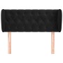 Cabecero de terciopelo negro 93x23x78/88 cm de vidaXL, Cabeceros y pies de cama - Ref: Foro24-3117518, Precio: 58,13 €, Descu...