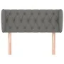 Dark gray fabric headboard 93x23x78/88 cm by vidaXL, Headboards and footboards - Ref: Foro24-3117463, Price: 54,07 €, Discoun...