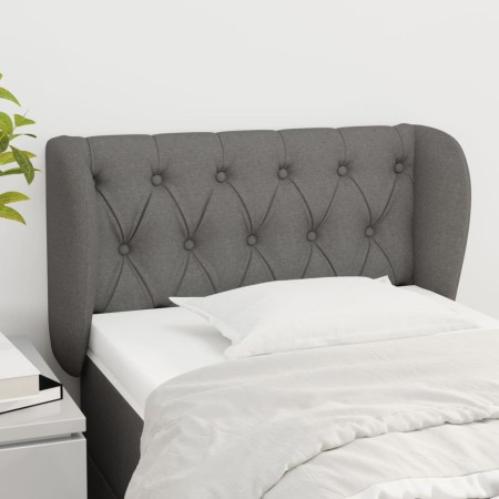 Cabecero de tela gris oscuro 83x23x78/88 cm de vidaXL, Cabeceros y pies de cama - Ref: Foro24-3117455, Precio: 53,95 €, Descu...