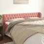 Rosa Samtkopfteil 203x23x78/88 cm von vidaXL, Kopf- und Fußteile - Ref: Foro24-3117551, Preis: 100,72 €, Rabatt: %