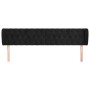 Cabecero de terciopelo negro 203x23x78/88 cm de vidaXL, Cabeceros y pies de cama - Ref: Foro24-3117548, Precio: 91,61 €, Desc...