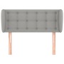 Cabecero de tela gris claro 103x23x78/88 cm de vidaXL, Cabeceros y pies de cama - Ref: Foro24-3117568, Precio: 51,32 €, Descu...