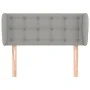 Kopfteil aus hellgrauem Stoff, 103 x 23 x 78/88 cm von vidaXL, Kopf- und Fußteile - Ref: Foro24-3117568, Preis: 51,29 €, Raba...