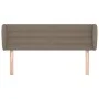 Taupe gray fabric headboard 147x23x78/88 cm by vidaXL, Headboards and footboards - Ref: Foro24-3117286, Price: 72,01 €, Disco...