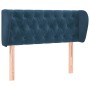 Cabecero de terciopelo azul oscuro 93x23x78/88 cm de vidaXL, Cabeceros y pies de cama - Ref: Foro24-3117520, Precio: 61,31 €,...