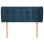 Dunkelblaues Samtkopfteil 93x23x78/88 cm von vidaXL, Kopf- und Fußteile - Ref: Foro24-3117618, Preis: 55,56 €, Rabatt: %