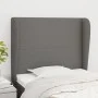 Kopfteil mit dunkelgrauen Stoffohren 103x23x118/128 cm von vidaXL, Kopf- und Fußteile - Ref: Foro24-3117667, Preis: 80,16 €, ...