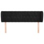 Cabecero de terciopelo negro 147x23x78/88 cm de vidaXL, Cabeceros y pies de cama - Ref: Foro24-3117530, Precio: 91,85 €, Desc...