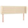 Cabecero de tela color crema 147x23x78/88 cm de vidaXL, Cabeceros y pies de cama - Ref: Foro24-3117287, Precio: 84,26 €, Desc...