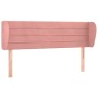 Cabecero de terciopelo rosa 147x23x78/88 cm de vidaXL, Cabeceros y pies de cama - Ref: Foro24-3117337, Precio: 63,65 €, Descu...