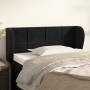 Cabecero de terciopelo negro 103x23x78/88 cm de vidaXL, Cabeceros y pies de cama - Ref: Foro24-3117188, Precio: 55,99 €, Desc...