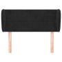 Cabecero de terciopelo negro 103x23x78/88 cm de vidaXL, Cabeceros y pies de cama - Ref: Foro24-3117188, Precio: 55,99 €, Desc...
