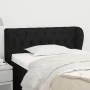 Black fabric headboard 93x23x78/88 cm by vidaXL, Headboards and footboards - Ref: Foro24-3117464, Price: 57,15 €, Discount: %