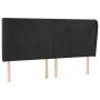 Headboard with light gray velvet ears 163x23x118/128 cm by vidaXL, Headboards and footboards - Ref: Foro24-3117732, Price: 14...