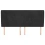 Headboard with light gray velvet ears 163x23x118/128 cm by vidaXL, Headboards and footboards - Ref: Foro24-3117732, Price: 14...